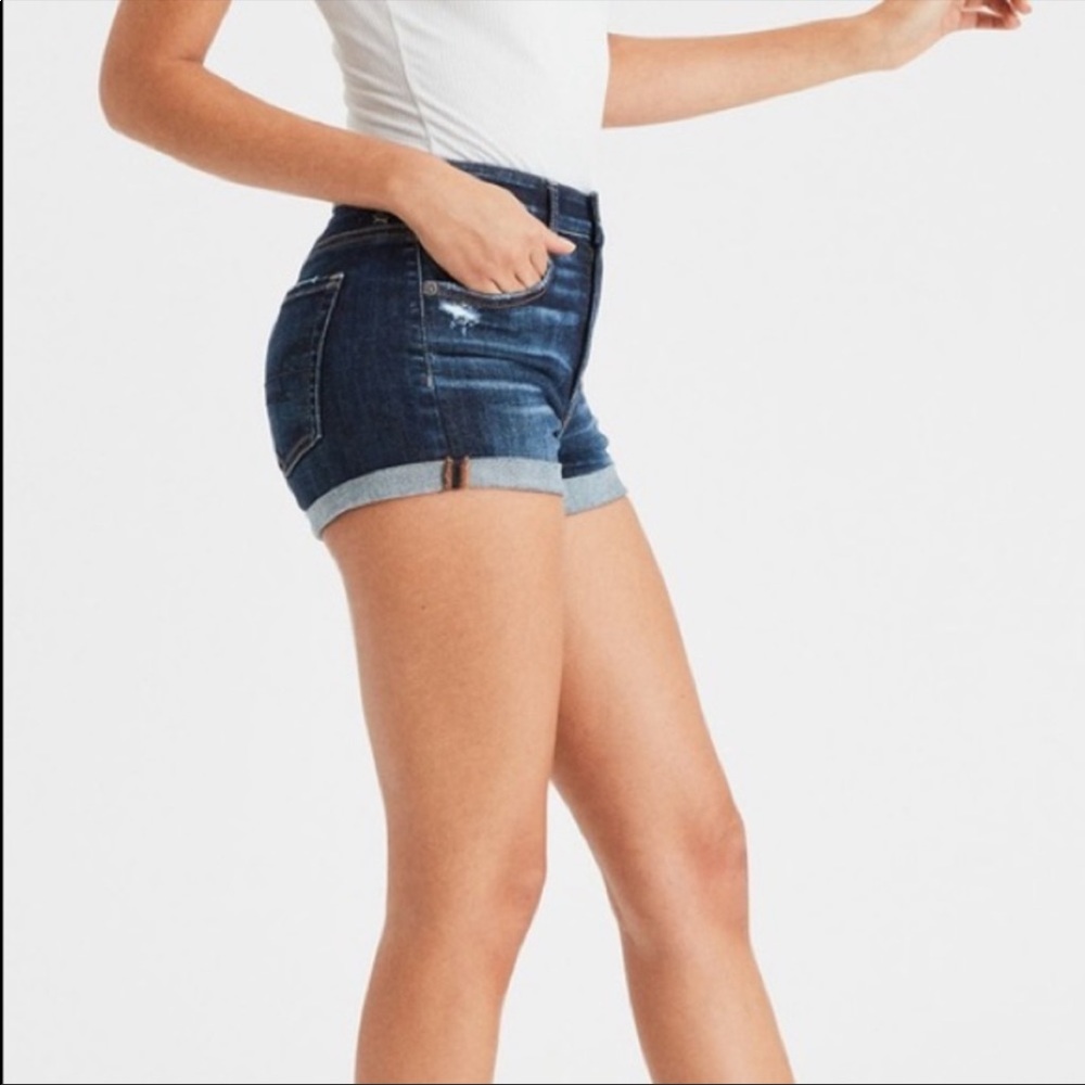American Eagle “Super Super Stretch” High Rise Shortie